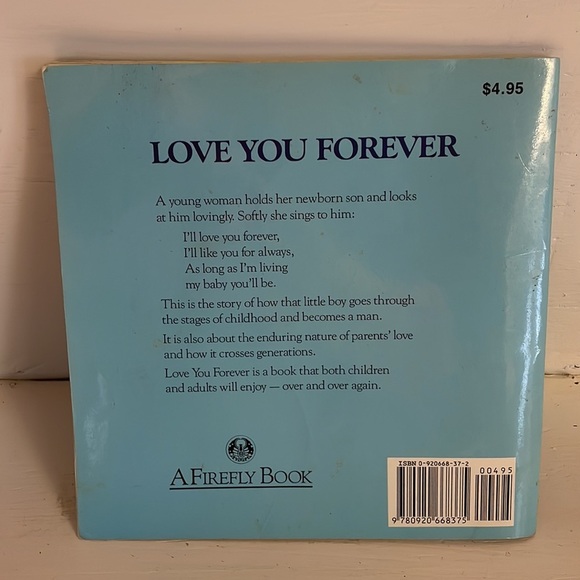 LIKE NEW Vintage 1992 Love You Forever book with original price tag - Picture 2 of 10